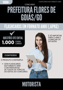 Flashcards para Concurso Motorista Prefeitura da Prefeitura Flores De Goias Go 2025 - 1.000 Flashcards de Acordo com Edital