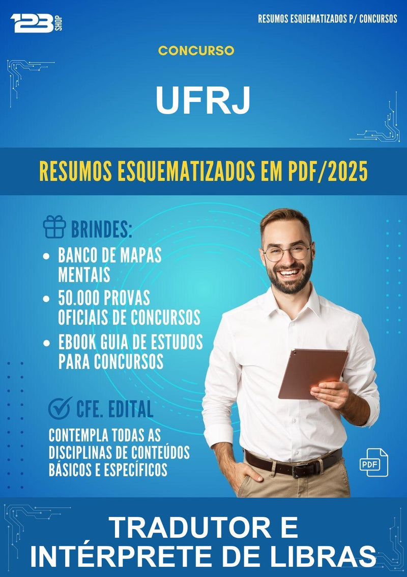 Estude para Ufrj (Tradutor E Intérprete de Libras) - Resumos Esquematizados | Aprova Turbo