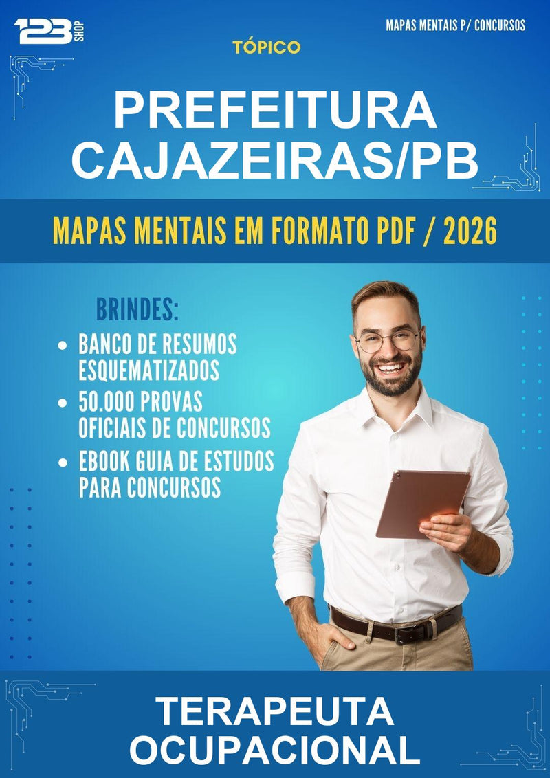 Estude para Prefeitura Cajazeiras/PB (Terapeuta Ocupacional) - Mapas Mentais | Aprova Turbo