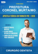 Estude para Prefeitura Coronel Murta/MG (Cirurgião Dentista) - Apostila Teórica | Aprova Turbo