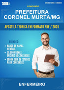 Estude para Prefeitura Coronel Murta/MG (Enfermeiro) - Apostila Teórica | Aprova Turbo