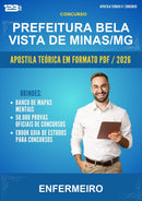 Estude para Prefeitura Bela Vista de Minas/MG (Enfermeiro) - Apostila Teórica | Aprova Turbo