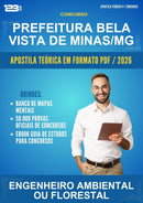 Estude para Prefeitura Bela Vista de Minas/MG (Engenheiro Ambiental Ou Florestal) - Apostila Teórica | Aprova Turbo
