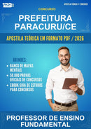 Estude para Prefeitura Paracuru/CE (Professor de Ensino Fundamental) - Apostila Teórica | Aprova Turbo