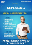 Estude para Seplag/MG (Pesquisador Nível Iv - Administração - Mais de 4000 Questões) - Apostila de Questões | Aprova Turbo