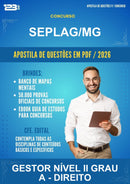 Estude para Seplag/MG (Gestor Nível Ii Grau A - Direito - Mais de 4000 Questões) - Apostila de Questões | Aprova Turbo