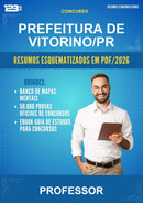 Estude para Prefeitura de Vitorino/PR (Professor) - Resumos Esquematizados | Aprova Turbo