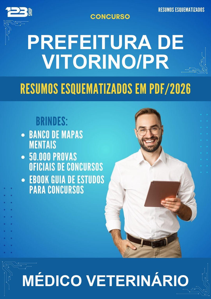 Estude para Prefeitura de Vitorino/PR (Médico Veterinário) - Resumos Esquematizados | Aprova Turbo