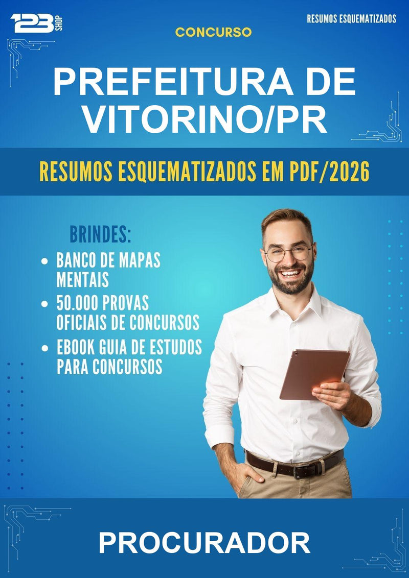 Estude para Prefeitura de Vitorino/PR (Procurador) - Resumos Esquematizados | Aprova Turbo
