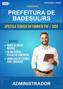 Estude para Prefeitura de Badesul/RS (Administrador) - Apostila Teórica | Aprova Turbo