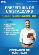 Estude para Prefeitura de Unistalda/RS (Operador de Máquinas - 2000 Flashcards) - Flashcards Anki | Aprova Turbo