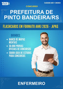 Estude para Prefeitura de Pinto Bandeira/RS (Enfermeiro - 2000 Flashcards) - Flashcards Anki | Aprova Turbo
