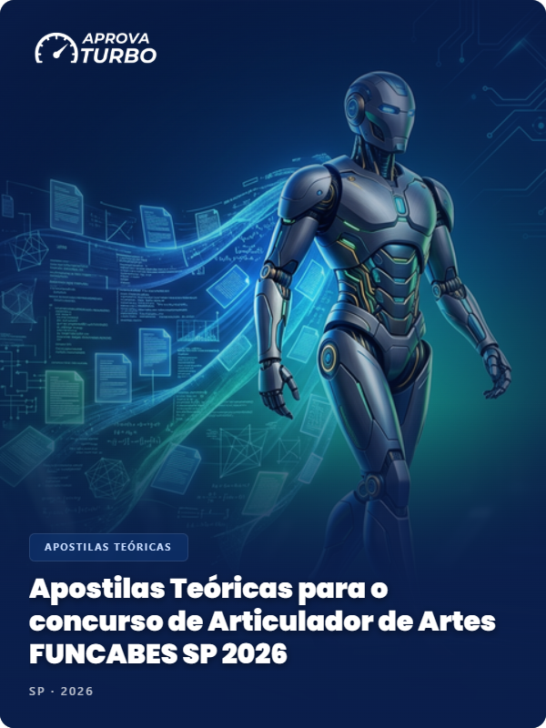 Apostilas Teóricas para o concurso de Articulador de Artes FUNCABES SP 2026