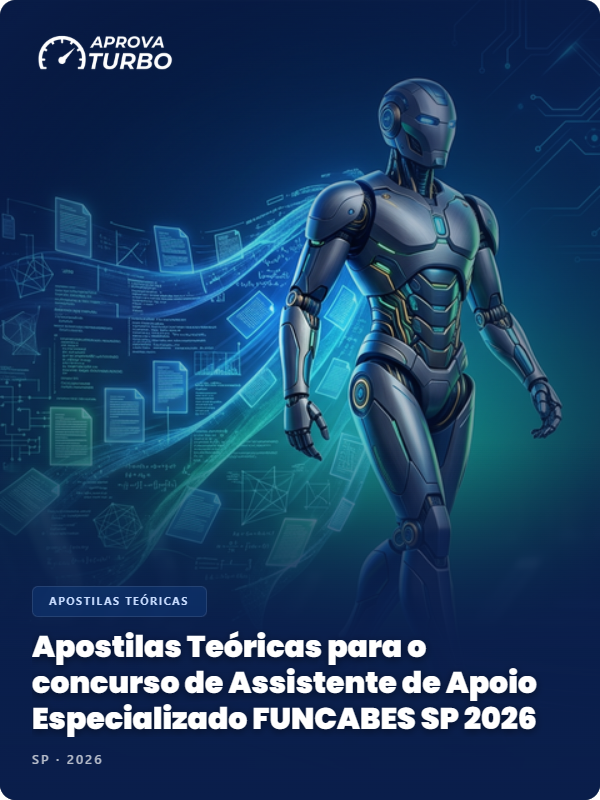 Apostilas Teóricas para o concurso de Assistente de Apoio Especializado FUNCABES SP 2026