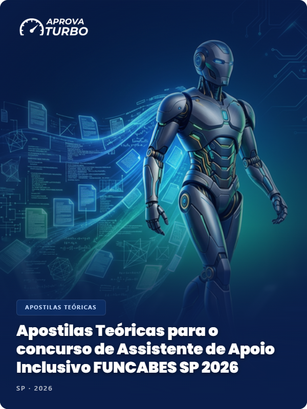 Apostilas Teóricas para o concurso de Assistente de Apoio Inclusivo FUNCABES SP 2026