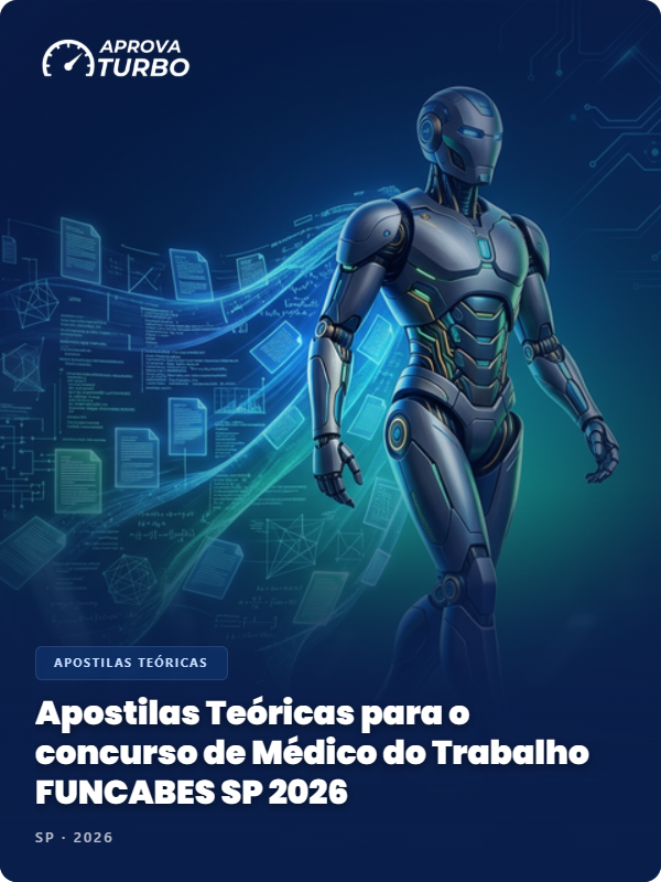 Apostilas Teóricas para o concurso de Médico do Trabalho FUNCABES SP 2026