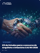 Kit de Estudos para o concurso de Arquiteto e Urbanista CAU RO 2026