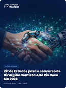 Kit de Estudos para o concurso de Cirurgião Dentista Alto Rio Doce MG 2026