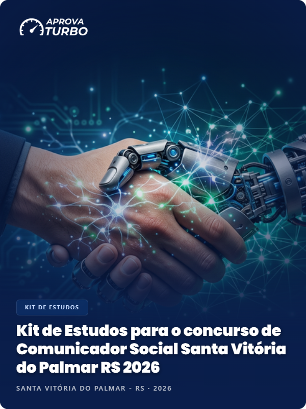 Kit de Estudos para o concurso de Comunicador Social Santa Vitória do Palmar RS 2026