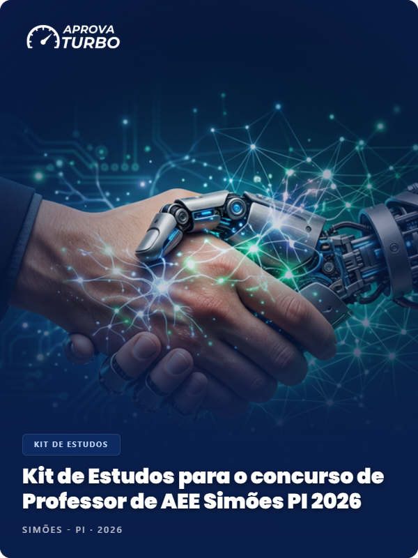 Kit de Estudos para o concurso de Professor de AEE Simões PI 2026