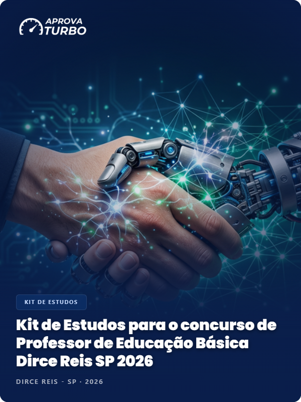 Kit de Estudos para o concurso de Professor de Educação Básica Dirce Reis SP 2026