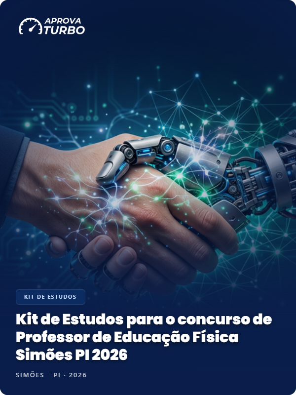 Kit de Estudos para o concurso de Professor de Educação Física Simões PI 2026