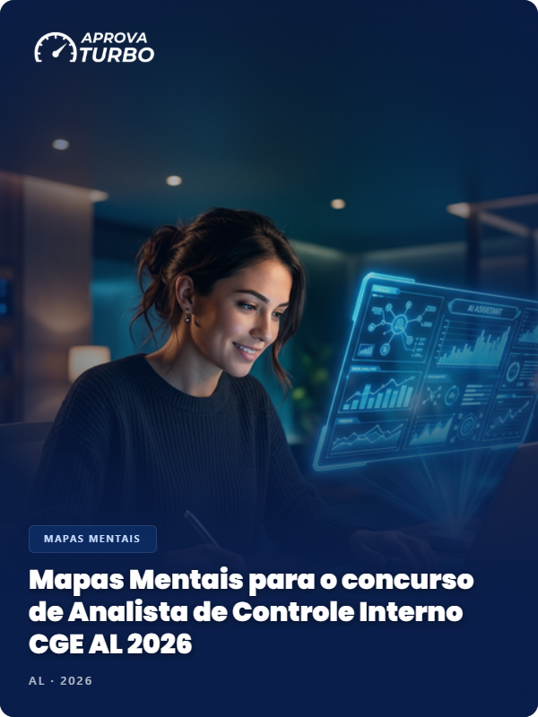 Mapas Mentais para o concurso de Analista de Controle Interno CGE AL 2026