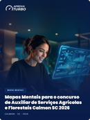 Mapas Mentais para o concurso de Auxiliar de Serviços Agrícolas e Florestais Calmon SC 2026