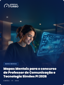 Mapas Mentais para o concurso de Professor de Comunicação e Tecnologia Simões PI 2026