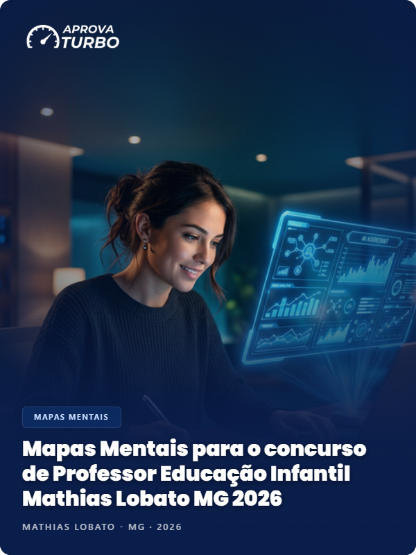 Mapas Mentais para o concurso de Professor Educação Infantil Mathias Lobato MG 2026