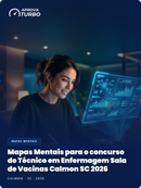 Mapas Mentais para o concurso de Técnico em Enfermagem Sala de Vacinas Calmon SC 2026