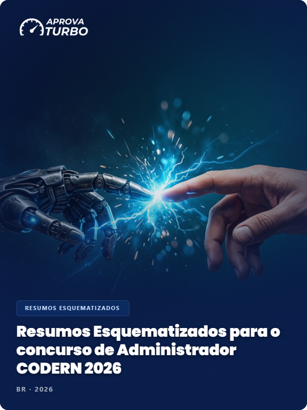 Resumos Esquematizados para o concurso de Administrador CODERN 2026
