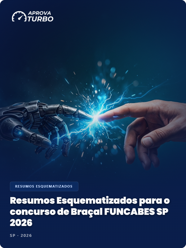 Resumos Esquematizados para o concurso de Braçal FUNCABES SP 2026